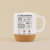 Mug en liège personnalisé - Composition d'une jeune maman|Cadeaux.com Outlet