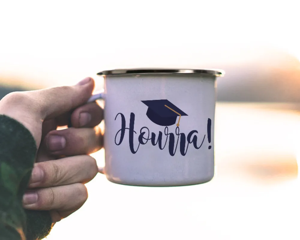 Mug émaillé personnalisé - Diplômé(e)|Cadeaux.com Clearance