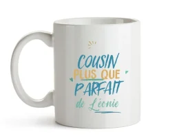 Mug personnalisé : Cousin le plus...|Cadeaux.com Best