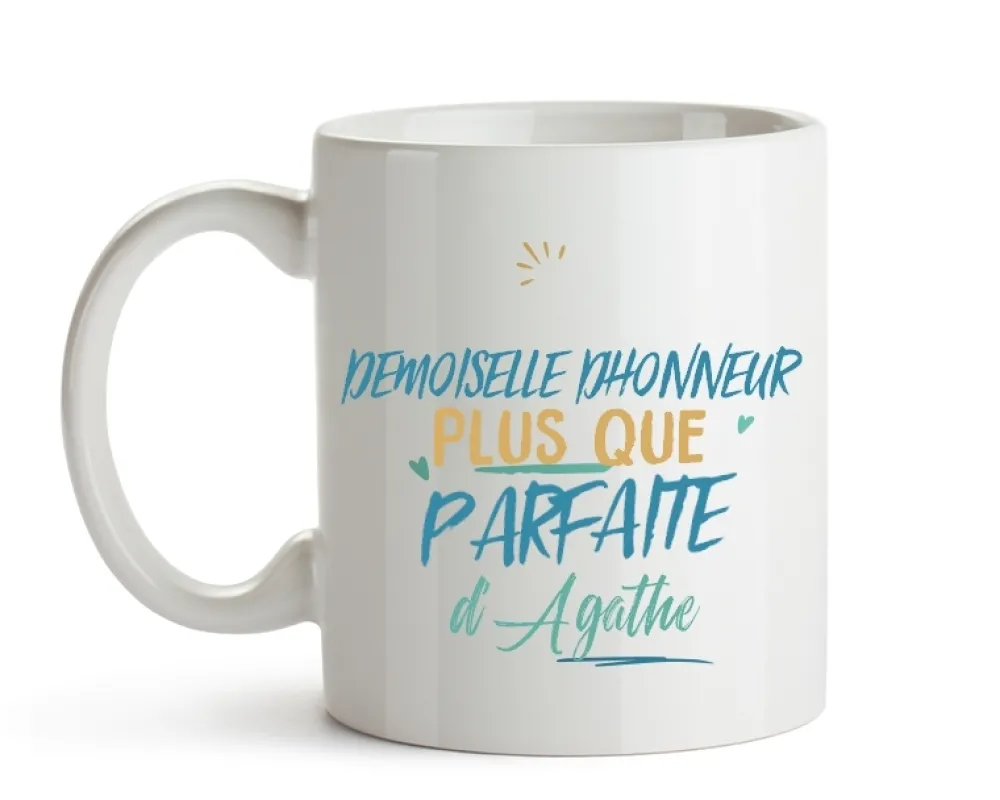 Mug personnalisé : Demoiselle d'honneur la plus...|Cadeaux.com Hot