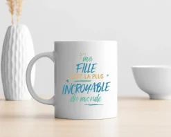 Mug personnalisé : Fille la plus...|Cadeaux.com New