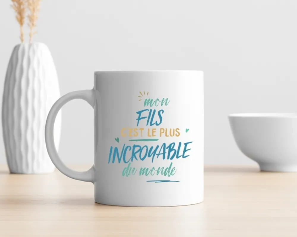Mug personnalisé : Fils le plus...|Cadeaux.com Hot