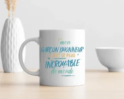 Mug personnalisé : Garçon d'honneur le plus...|Cadeaux.com Outlet