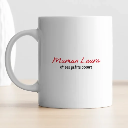 Mug personnalisé - Maman et ses petits coeurs|Cadeaux.com Discount