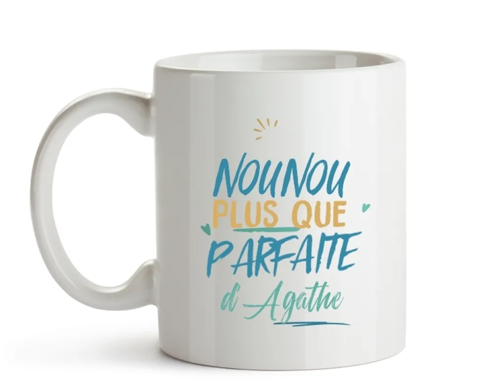 Mug personnalisé : Nounou la plus...|Cadeaux.com