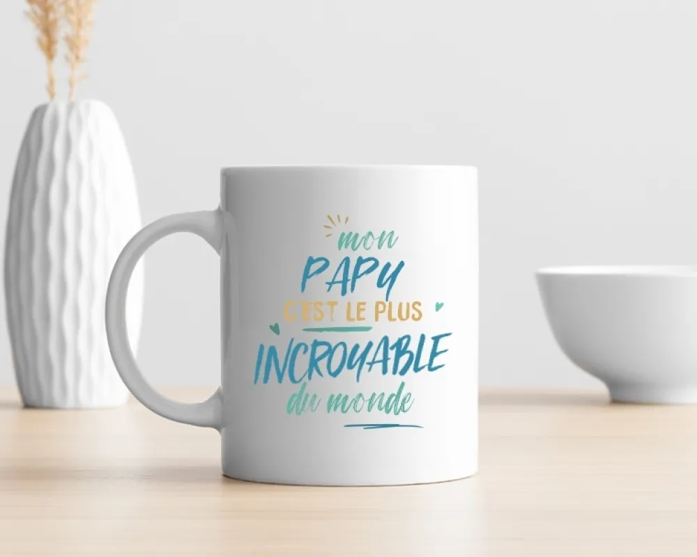 Mug personnalisé : Papy le plus...|Cadeaux.com Discount