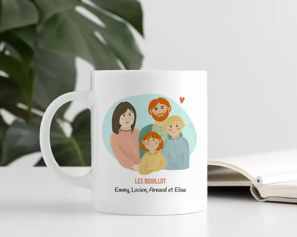 Mug personnalisé - Portrait de Famille|Cadeaux.com Clearance