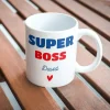 Mug personnalisé - Super Boss|Cadeaux.com