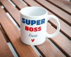 Mug personnalisé - Super Boss|Cadeaux.com