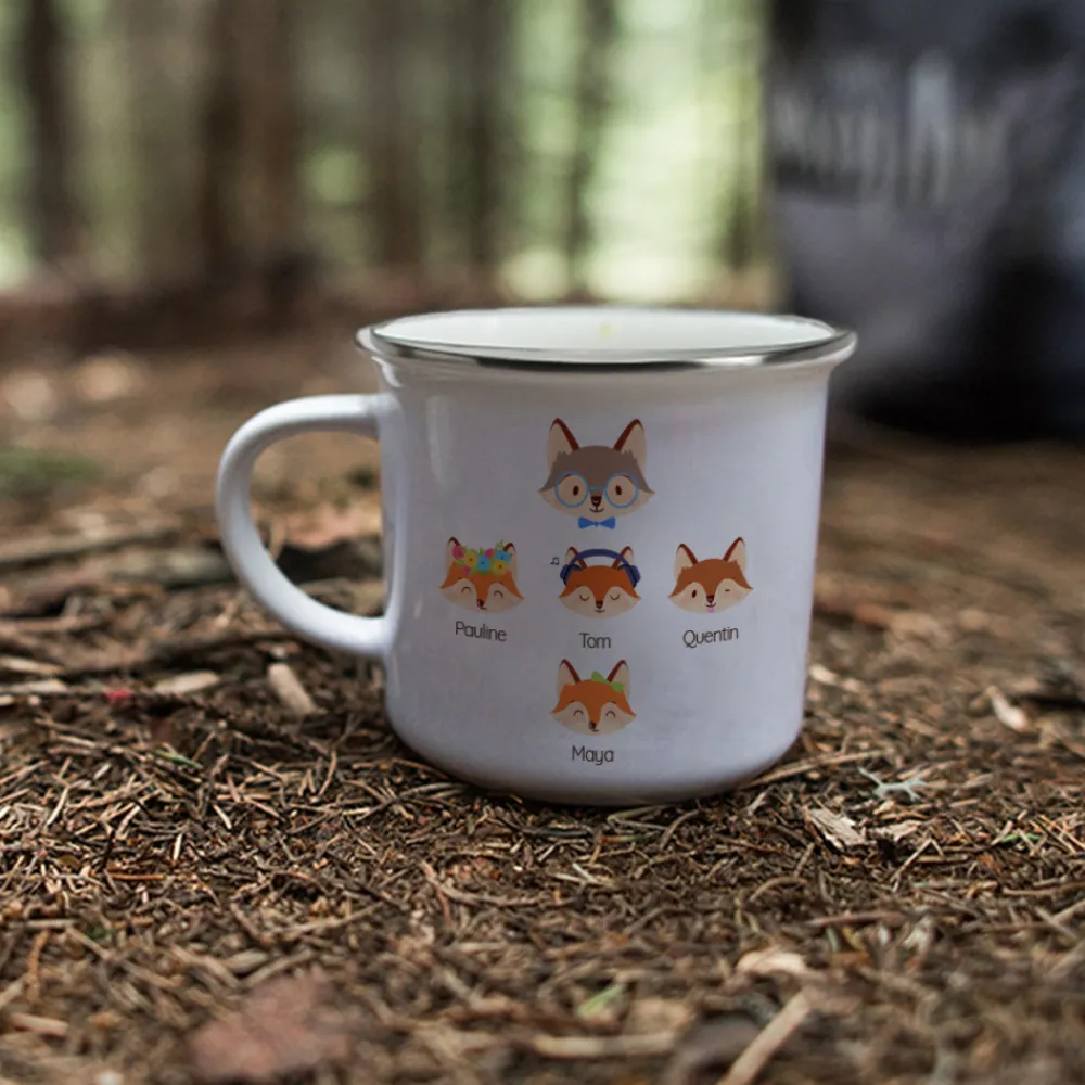 Mug personnalisé émaillé - Papi Renard et sa meute|Cadeaux.com Sale