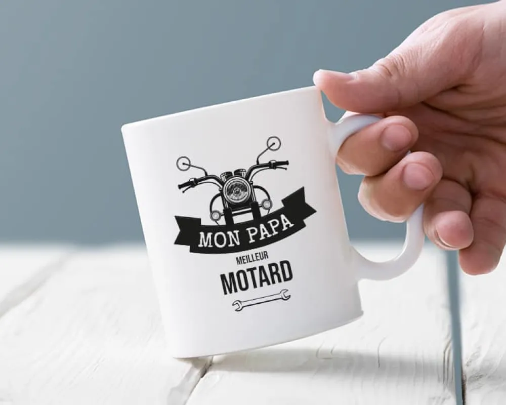 Mug personnalisé prénom - Motard|Cadeaux.com Online
