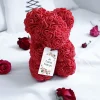 Ours en roses avec carte personnalisée - Message|Cadeaux.com Online