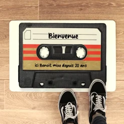 Paillasson personnalisé - Retro K7 audio|Cadeaux.com Best