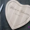 Planche à découper personnalisée en forme de coeur - Couple|Cadeaux.com Outlet