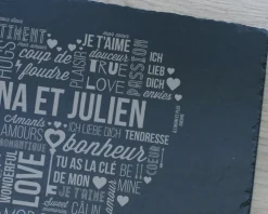 Plateau ardoise Mots d'Amour|Cadeaux.com Discount