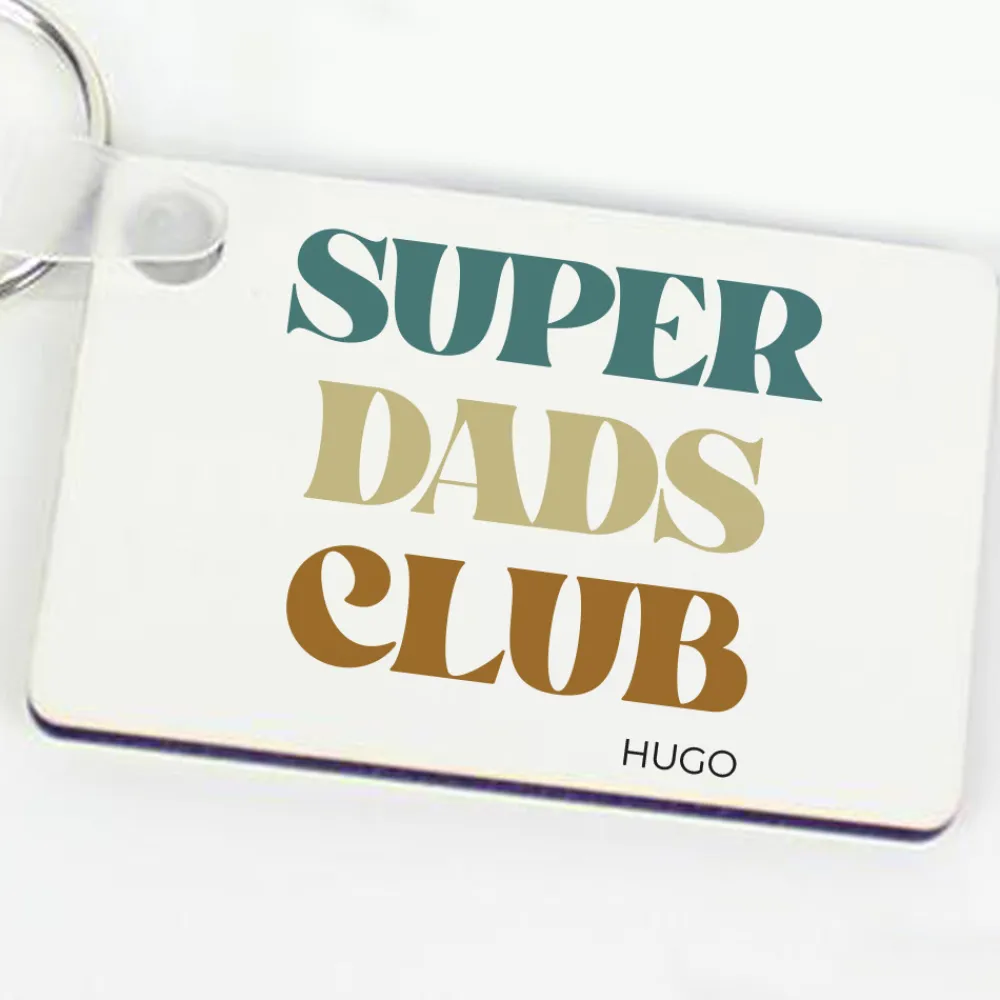 Porte-clé personnalisé - Cool Dads Club|Cadeaux.com Hot