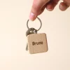 Porte-clés en bois personnalisé - Prénom|Cadeaux.com Online