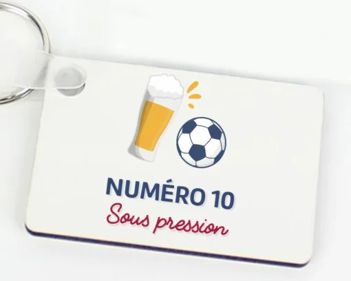 Porte-clés personnalisé - Apéro Foot|Cadeaux.com Best