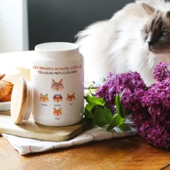 Pot à biscuits personnalisé - Mamie Renard et sa meute|Cadeaux.com New