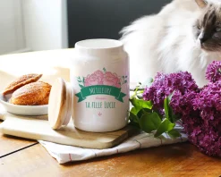 Pot à biscuits personnalisé - Maman Fleurie|Cadeaux.com Sale