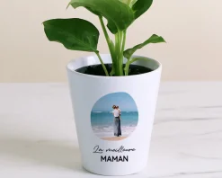Pot de fleurs personnalisé - Photo|Cadeaux.com Online