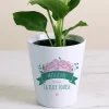 Pot de fleurs personnalisable - Collection Maman fleurie|Cadeaux.com Discount