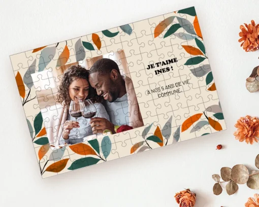 Puzzle personnalisé photo et texte - 96 pièces|Cadeaux.com Clearance