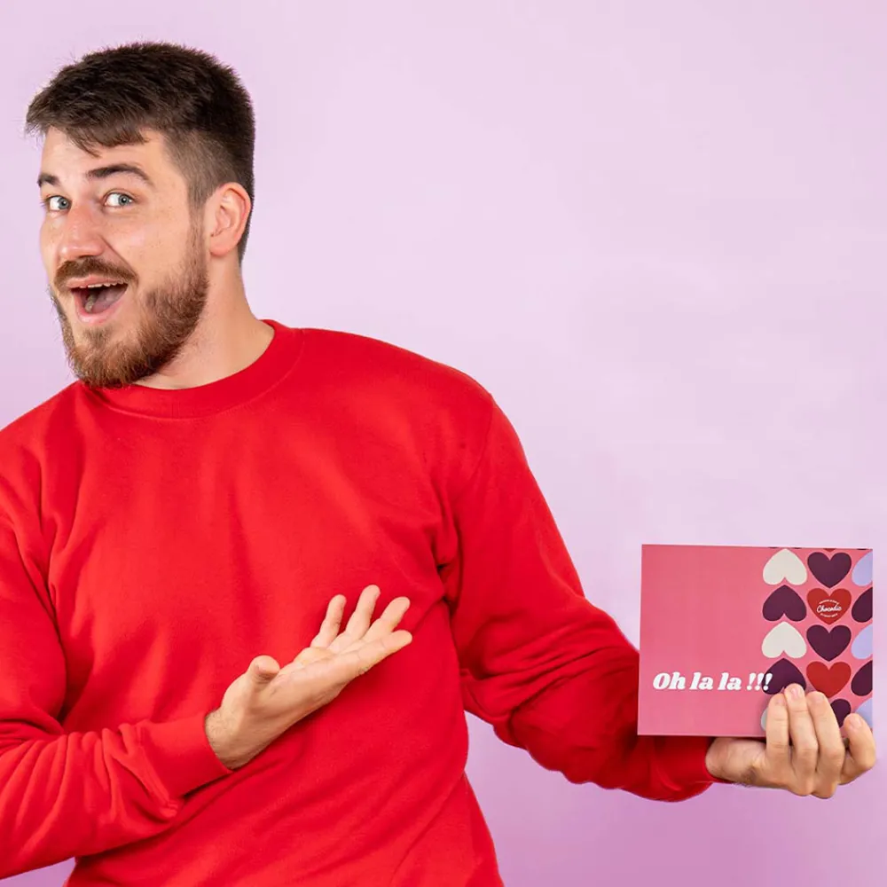 Seins en chocolat avec message personnalisable - Erotique|Cadeaux.com New