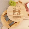 Set à fromage personnalisé en bois - Meilleur Grand-Père|Cadeaux.com Hot