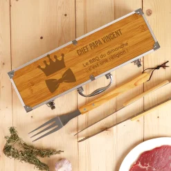 Set barbecue personnalisé - Papa Royal|Cadeaux.com Best