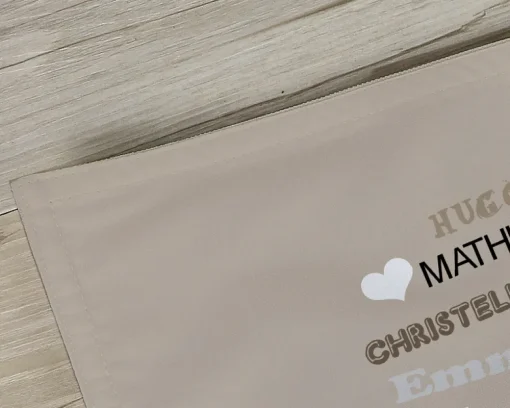 Set de table personnalisable - Coeur Famille|Cadeaux.com Hot