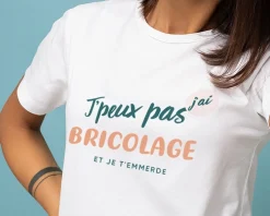 Tee shirt personnalisé femme - J'peux pas j'ai bricolage|Cadeaux.com Best