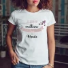 Tee shirt personnalisé femme - Meilleure du monde|Cadeaux.com Online