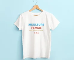 Tee shirt personnalisé femme - Meilleure Femme|Cadeaux.com Best