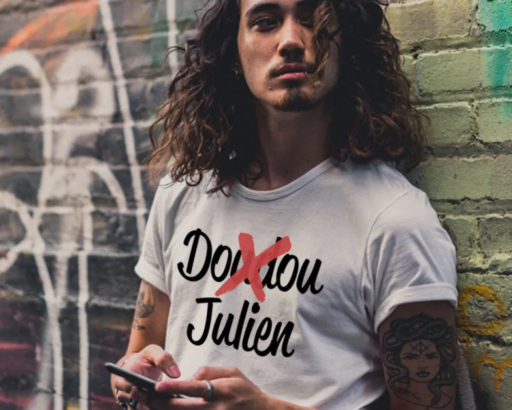 Tee shirt personnalisé homme - Respecte mon Prénom|Cadeaux.com Clearance