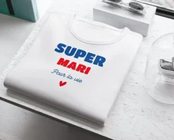 Tee shirt personnalisé homme - Super Mari|Cadeaux.com Online