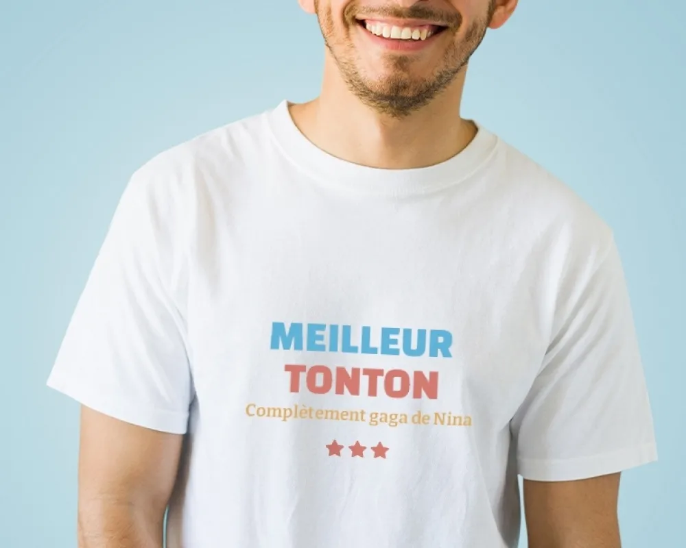 Tee shirt personnalisé homme - Meilleur|Cadeaux.com Sale
