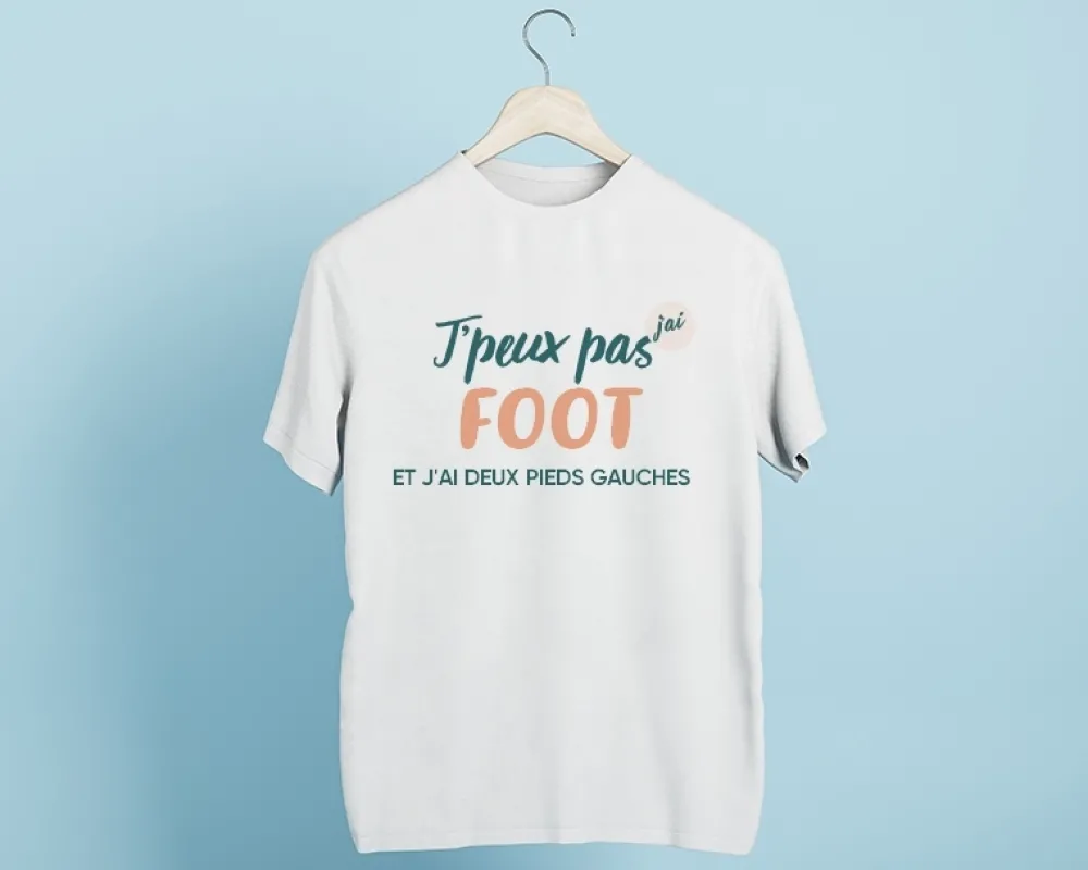 Tee shirt personnalisé homme - J'peux pas|Cadeaux.com Outlet