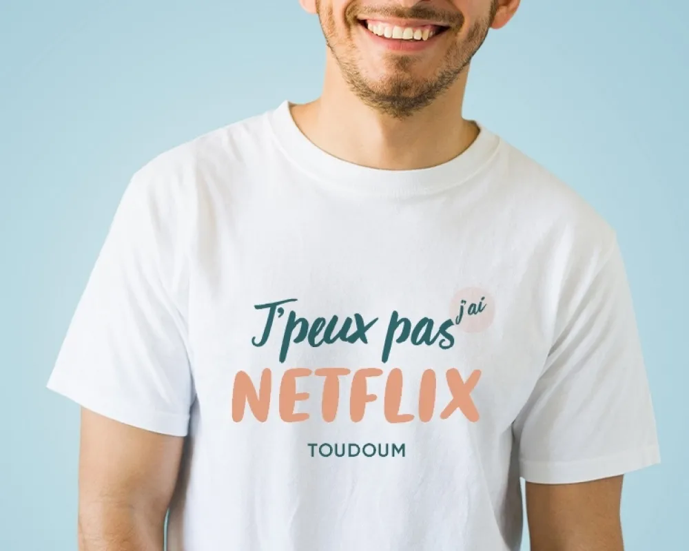 Tee shirt personnalisé homme - J'peux pas|Cadeaux.com Outlet