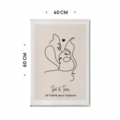 Toile canva personnalisable - Dessin au trait|Cadeaux.com Outlet