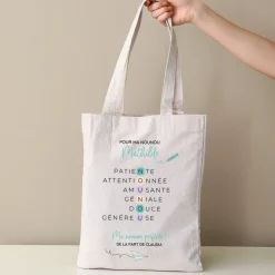 Tote bag personnalisé - Acrostiche Nounou|Cadeaux.com Outlet