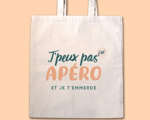 Tote bag personnalisable - J'peux pas j'ai apéro|Cadeaux.com Clearance