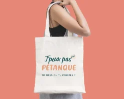 Tote bag personnalisable - J'peux pas j'ai pétanque|Cadeaux.com