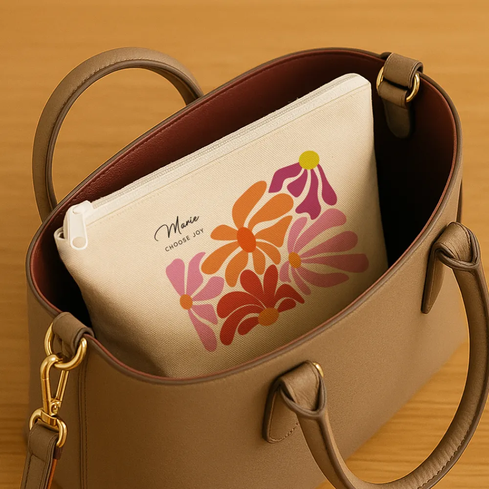 Trousse en coton personnalisée - Botanique|Cadeaux.com Hot