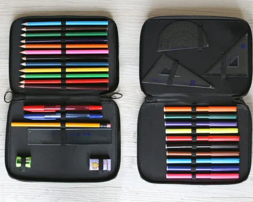 Trousse monstre rose avec fournitures|Cadeaux.com Online