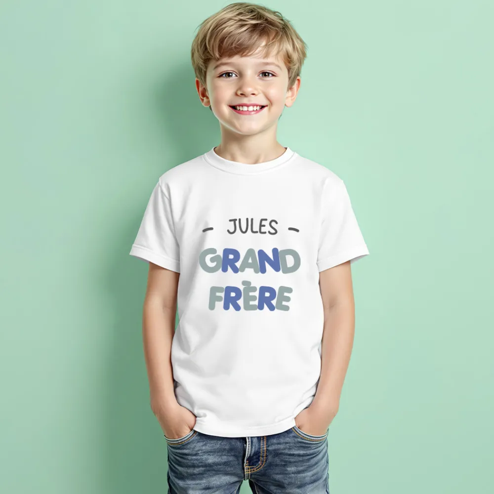 T-shirt enfant personnalisé - Grand frère|Cadeaux.com Sale