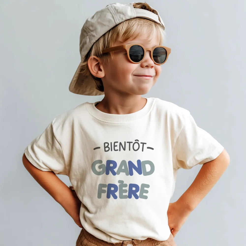 T-shirt enfant personnalisé - Grand frère|Cadeaux.com Sale