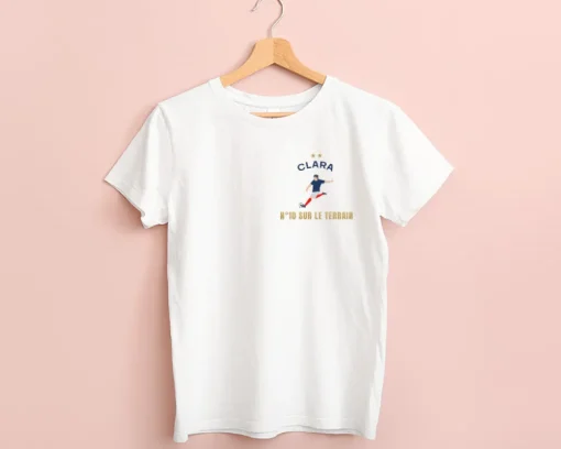 T-shirt femme personnalisé - Passion Football|Cadeaux.com Discount