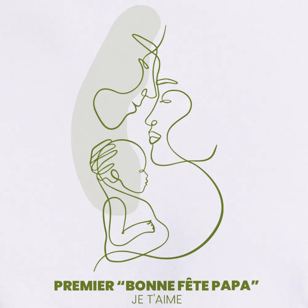 T-shirt homme personnalisé - Naissance d'un lien|Cadeaux.com New