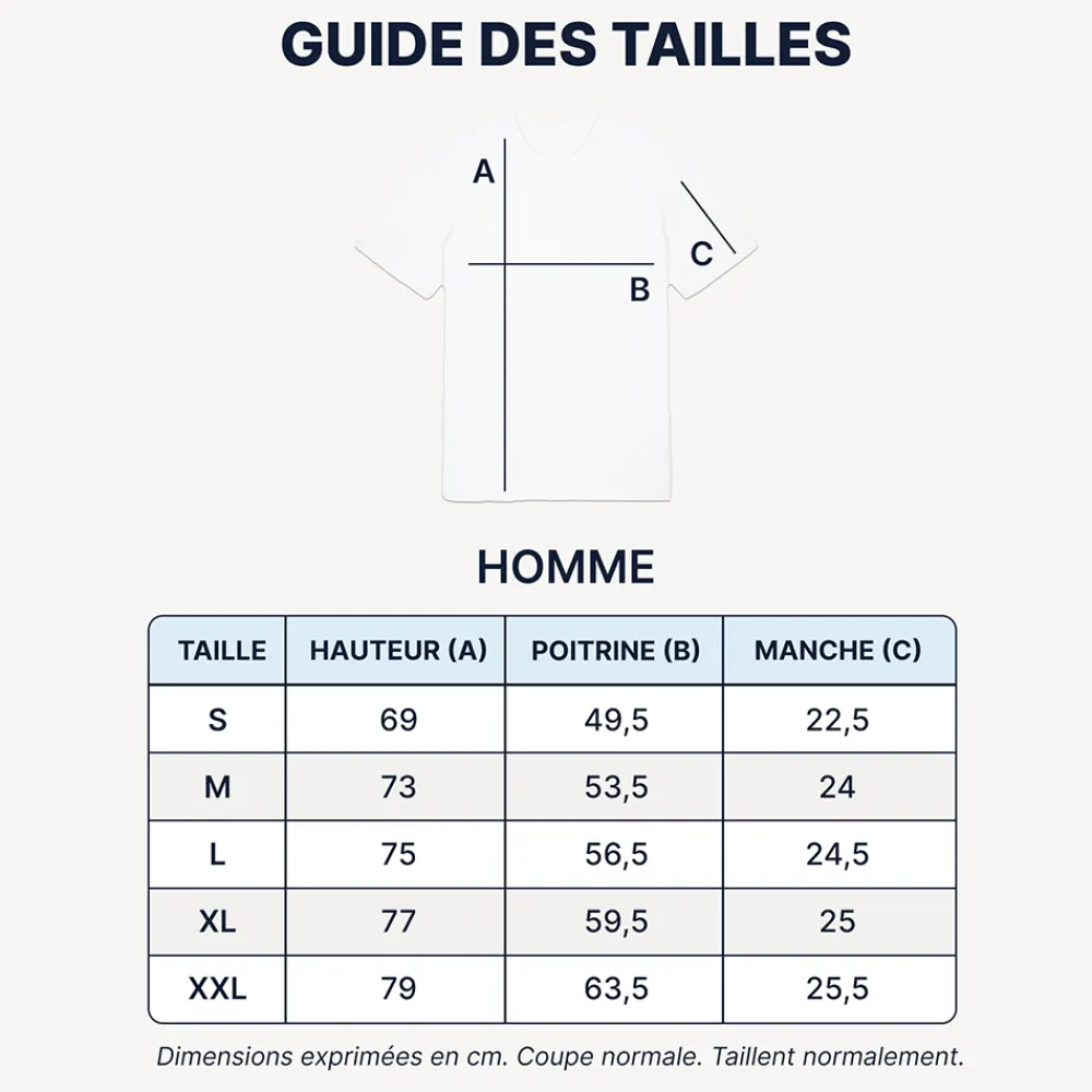 T-shirt homme personnalisé brodé - Photo|Cadeaux.com Sale